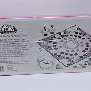 Gioco Da Tavolo Vintage Barbie Del 1986 – 'We Girls Can Do Anything' – Mattel Completo