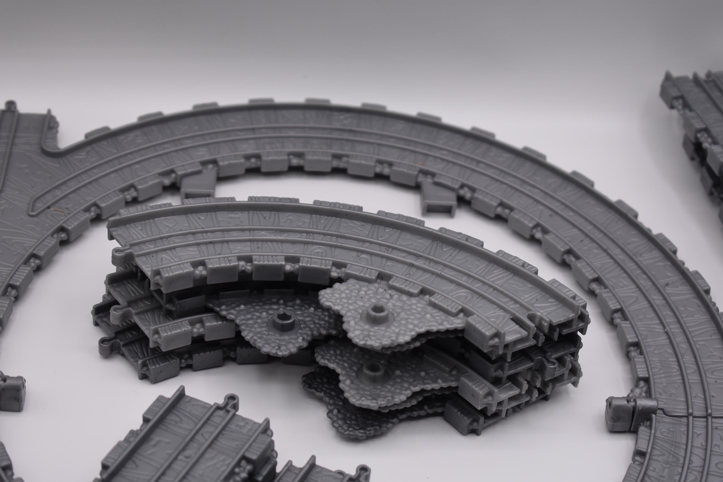 TrainLab adapters compatible with Learning Curve Thomas  Thomas & Friends Train grey track set slope curve straight Trackmaster Motorized main image 1