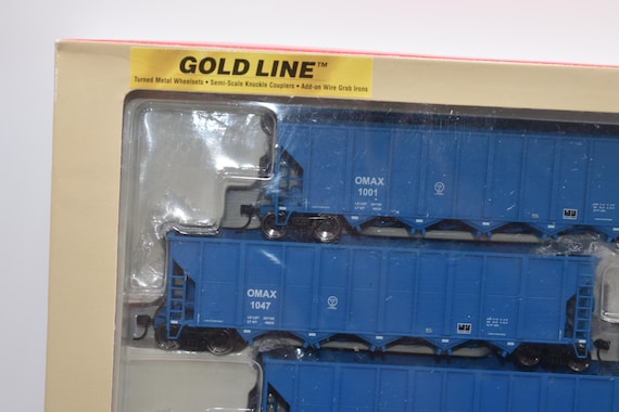 HO Scale Walthers Gold Line 6-Pack of RD4 Coal Hoppers OMAX 932
