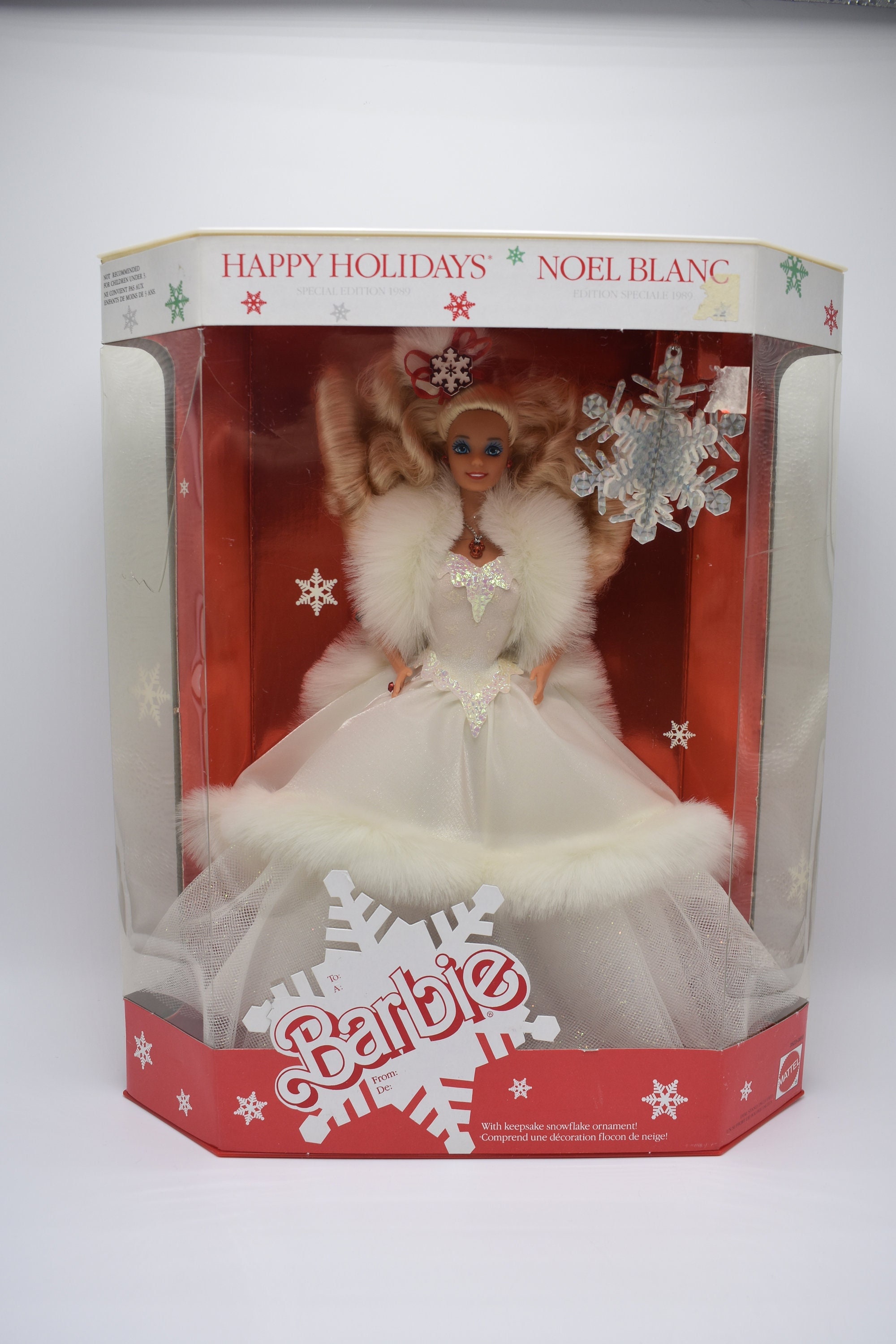 Vintage Barbie Doll 1989 Mattel Happy Holidays Noel Blanc - Etsy Sweden