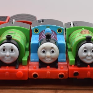 Thomas and Friends Motorized Battery Operated Thomas Percy Red James Percy Celebration 1994