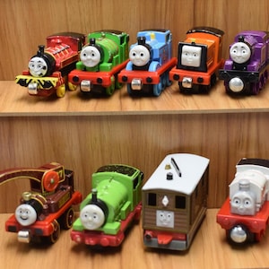 Sie wählen Thomas & Friends Diecast Trains Lokomotiven Victor Oil Covered Ernte Blau Thomas Stanley Percy Rusty ERTL Percy Rayan und Toby