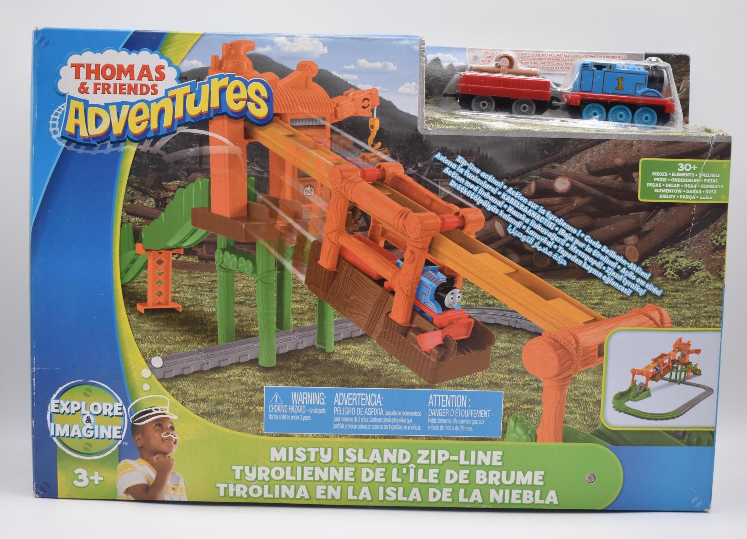 Thomas Adventures Explore Imagine Misty Island Zip-line 30 +