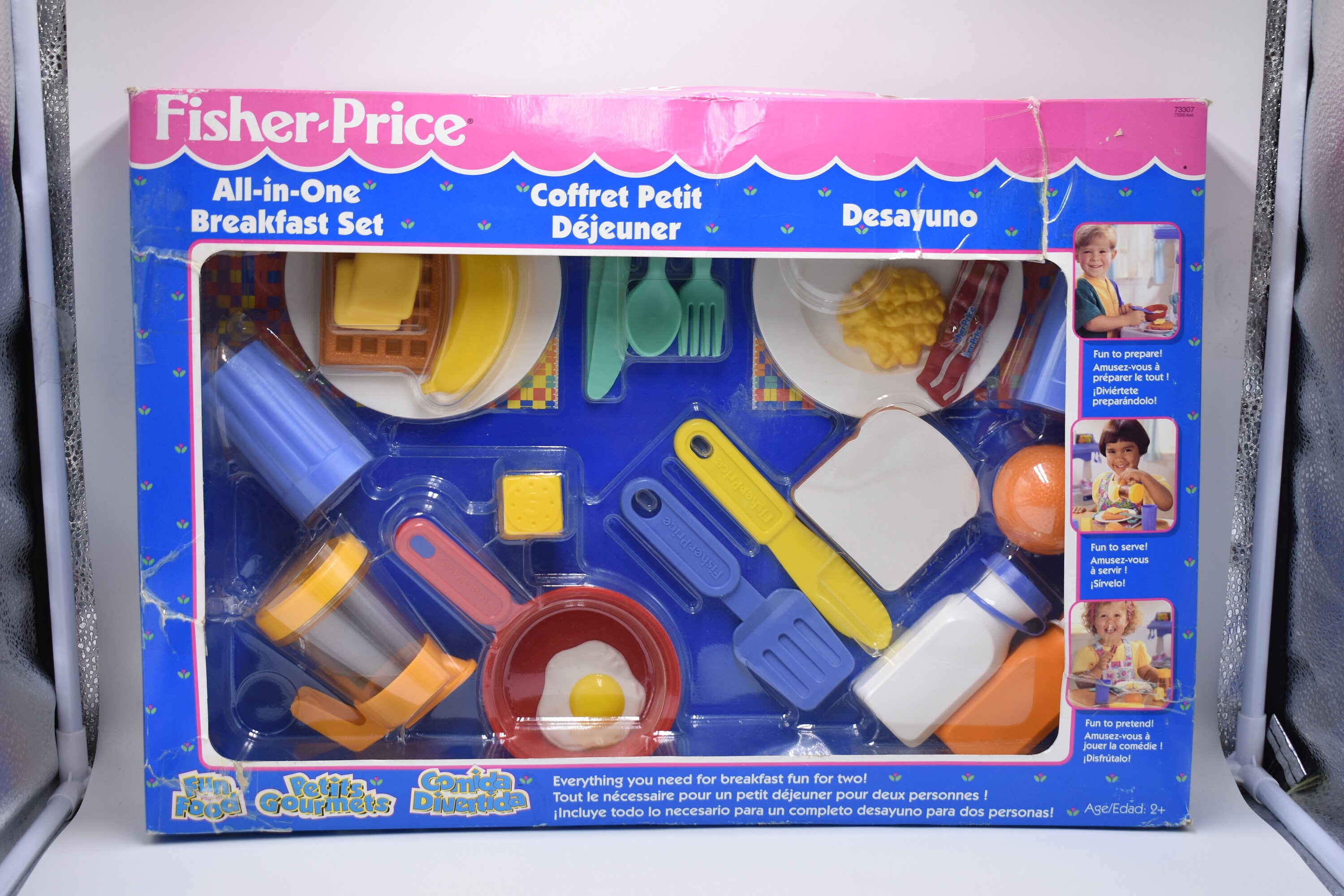 Vintage Fisher Price All in 0ne Breakfast Set Fund Food New in Box Etsy Australia