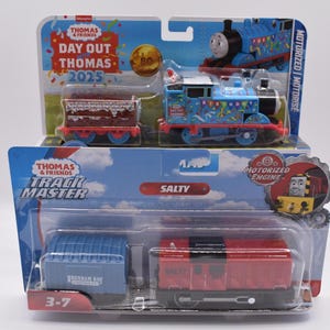 You Choose Motorized Engines Trackmaster and Tenders Day Out with Thomas, Red Salty Motorized