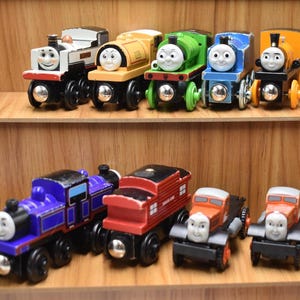 You Choose Thomas Friends Wooden Railway Trains Dash Bill Mighty Mac Max Monty Talking Percy Sodor Line Caboose 60 Years Thomas Freddie