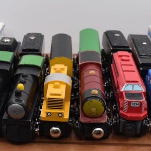 Wooden Train Engine: Imaginarium, Toy R Us Compatible