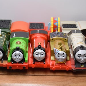 You Choose Thomas and Friends Battery Operated Trackmasters and Tenders Red James Percy Mail Box Golden Birthday Thomas Emily Duchess