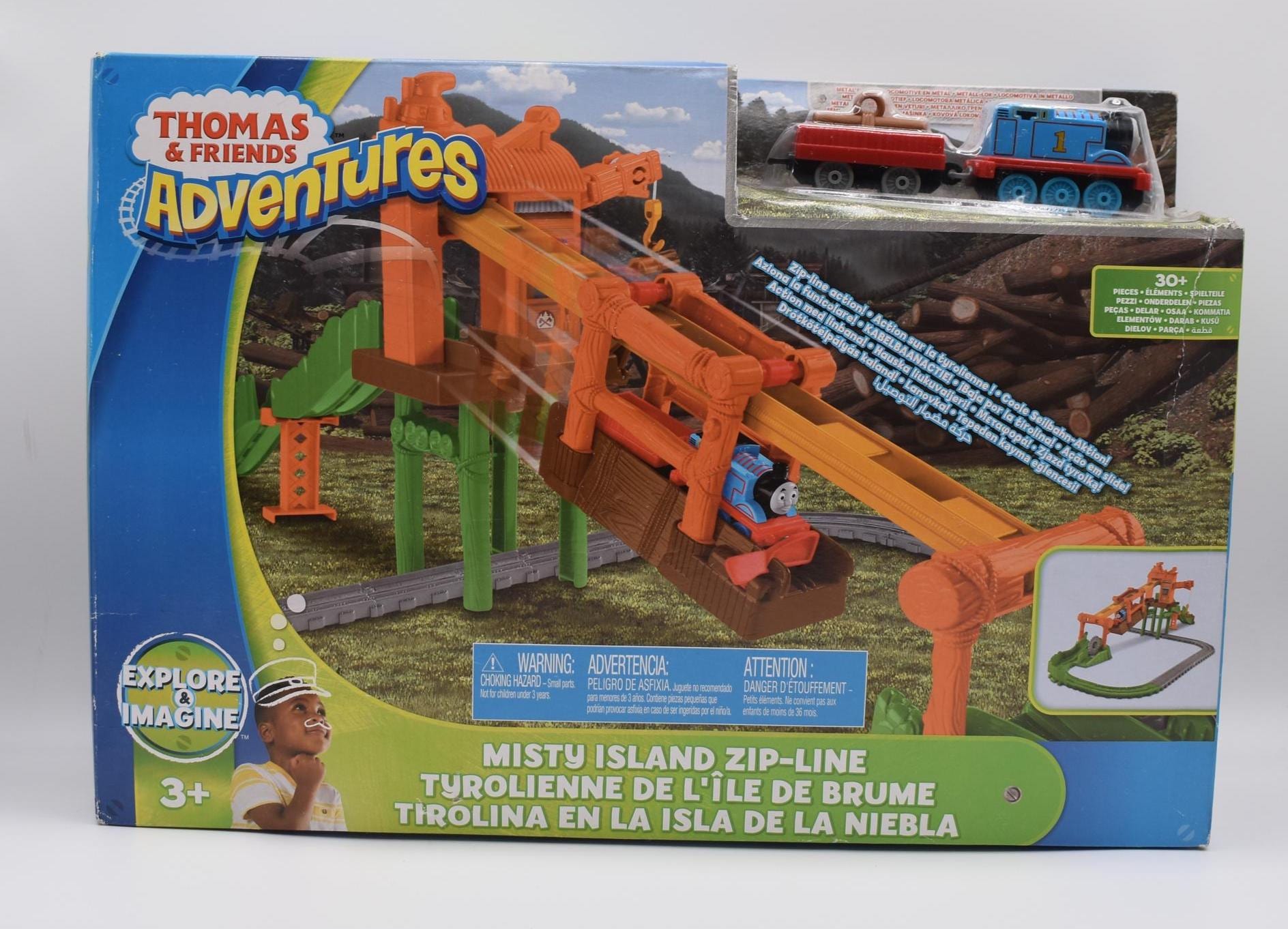 Thomas Adventures Explore Imagine Misty Island Zip-line 30 +