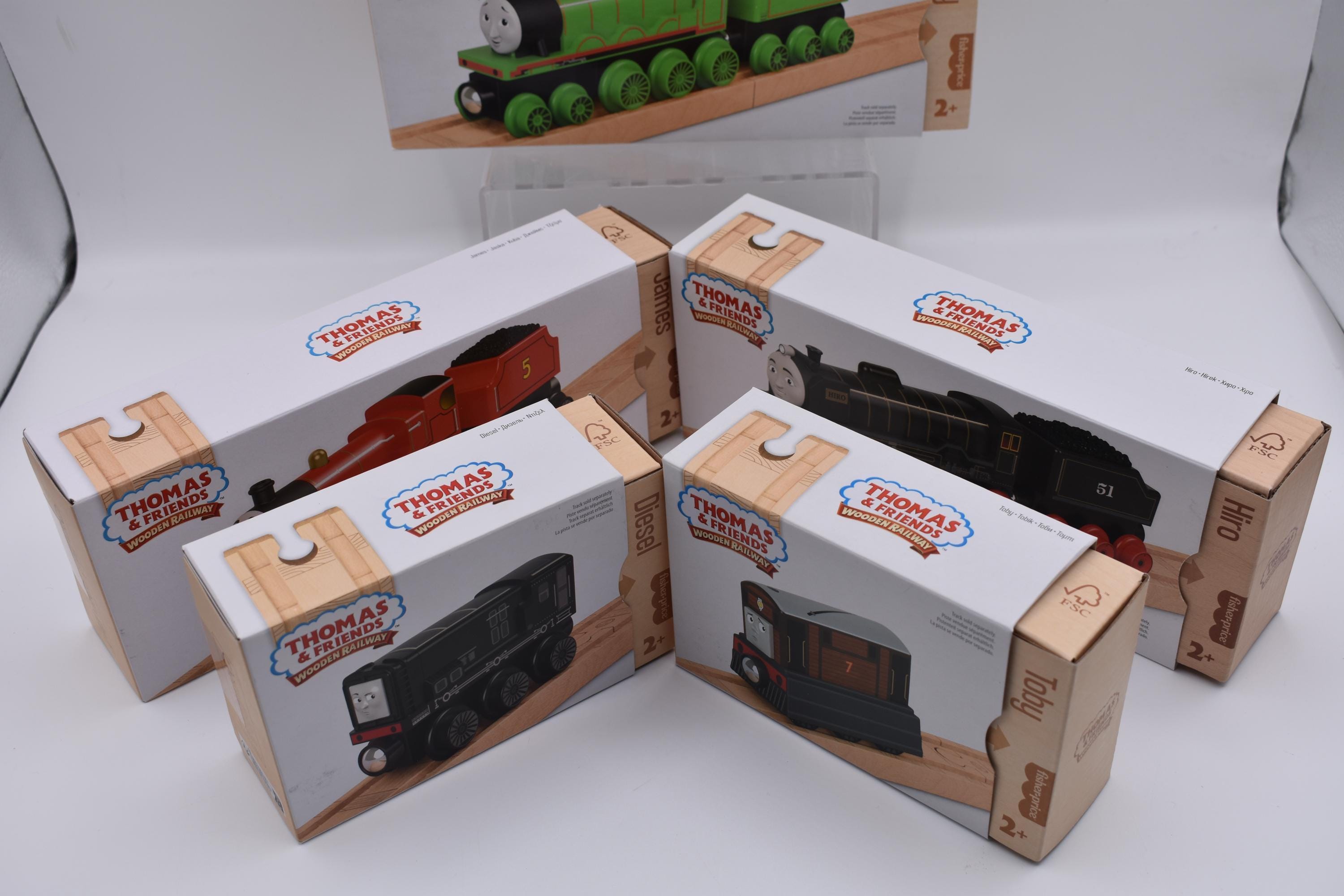 トーマスと仲間たちの木製レールシリーズの列車を選ぼう！レベッカ