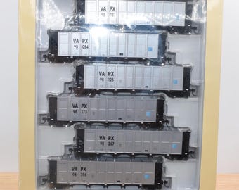 HO Scale Walthers RD4 Coal Hopper 6 Pack Virginia Power 932-7826