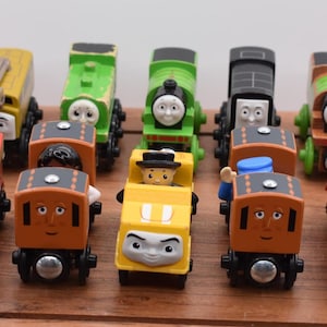 You Choose Charlie Duck Diesel 10 Black Diesel Percy Annie Clarabel Bertie Wiston Ace the Racer Coaches Car with Drivers