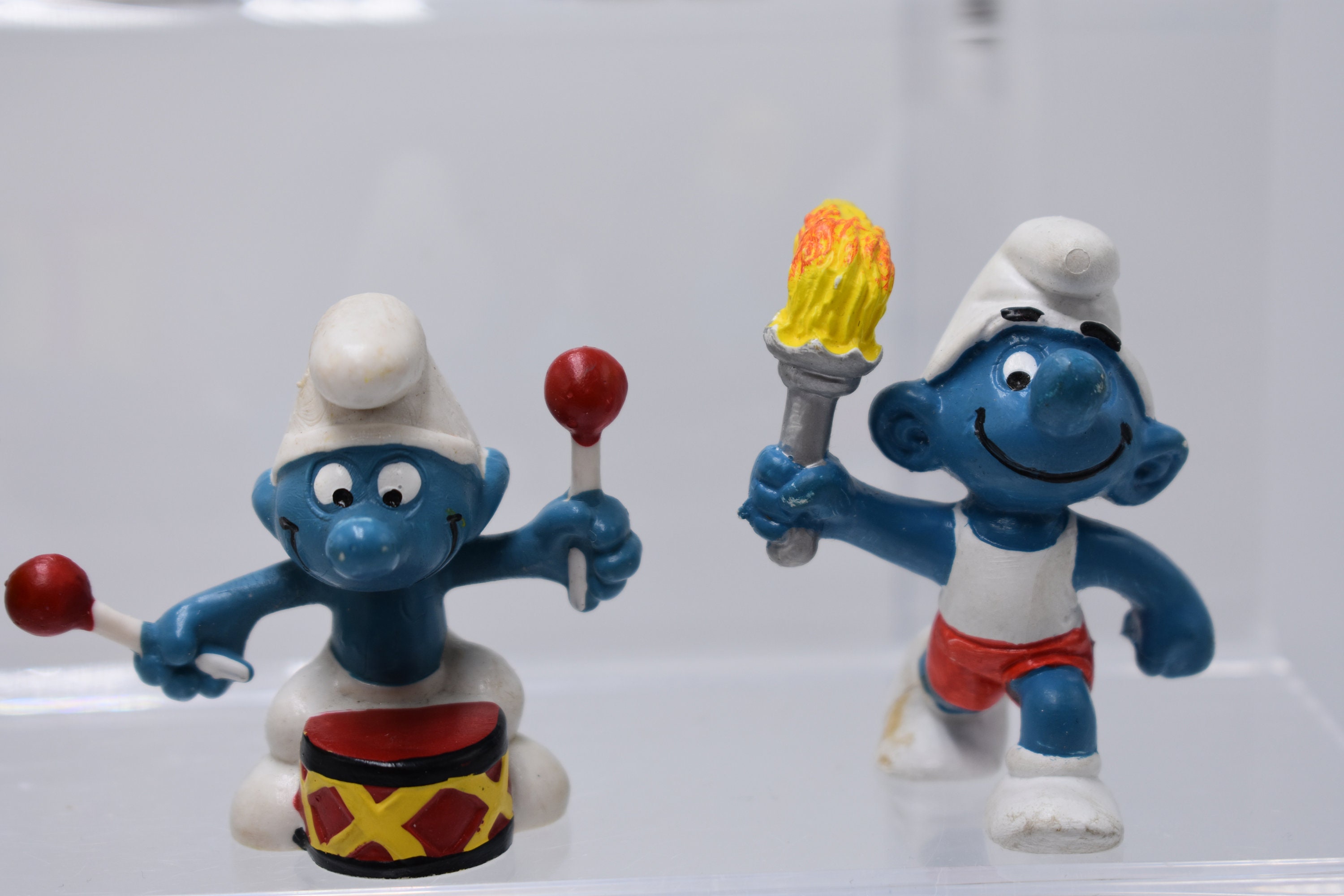 10 original smurfs vintage Smurf set peyo smurfs old school -  Portugal