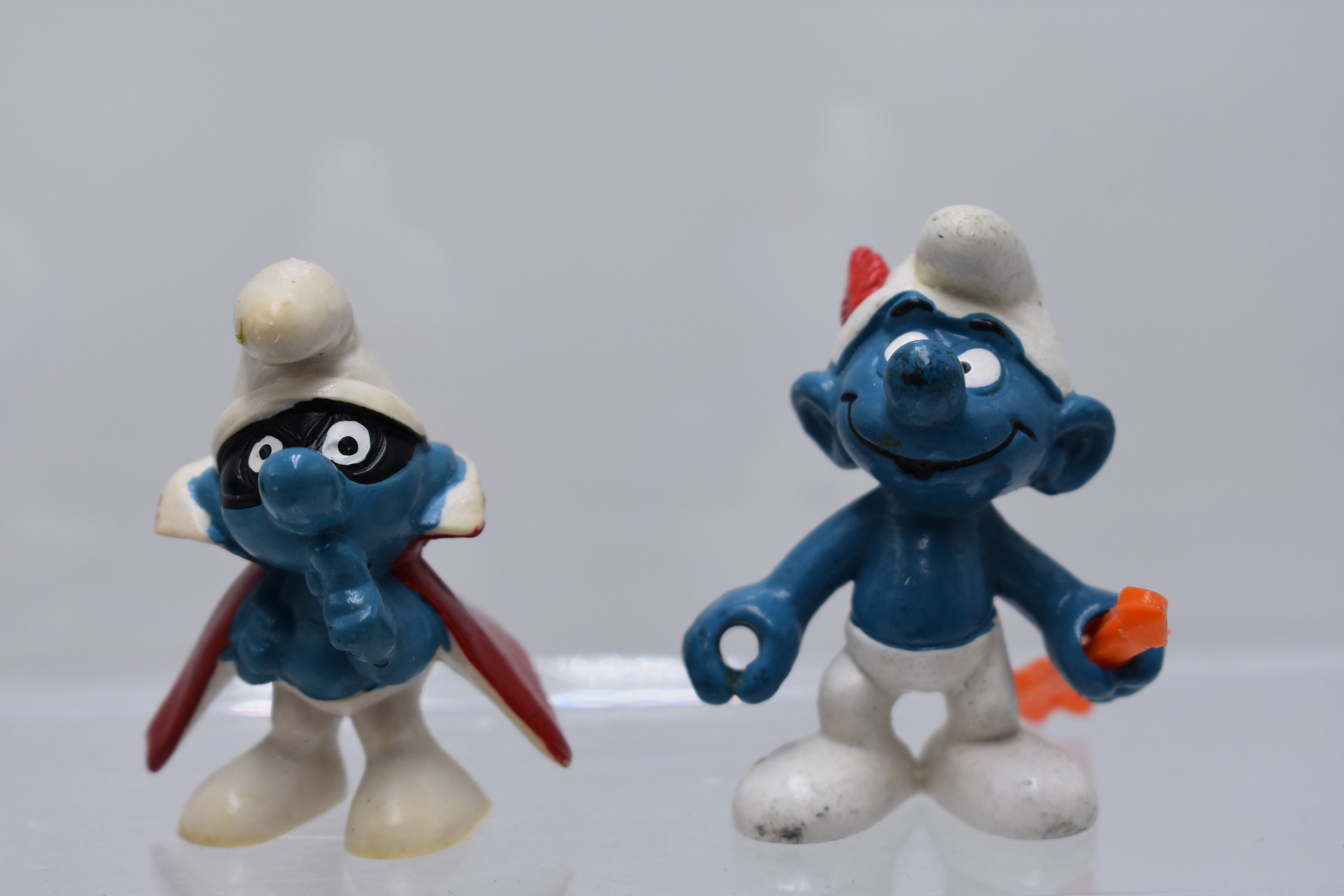 Lot (17) Vintage 60s 70s 80s Original Smurfs Toys Peyo Schleich WBCO