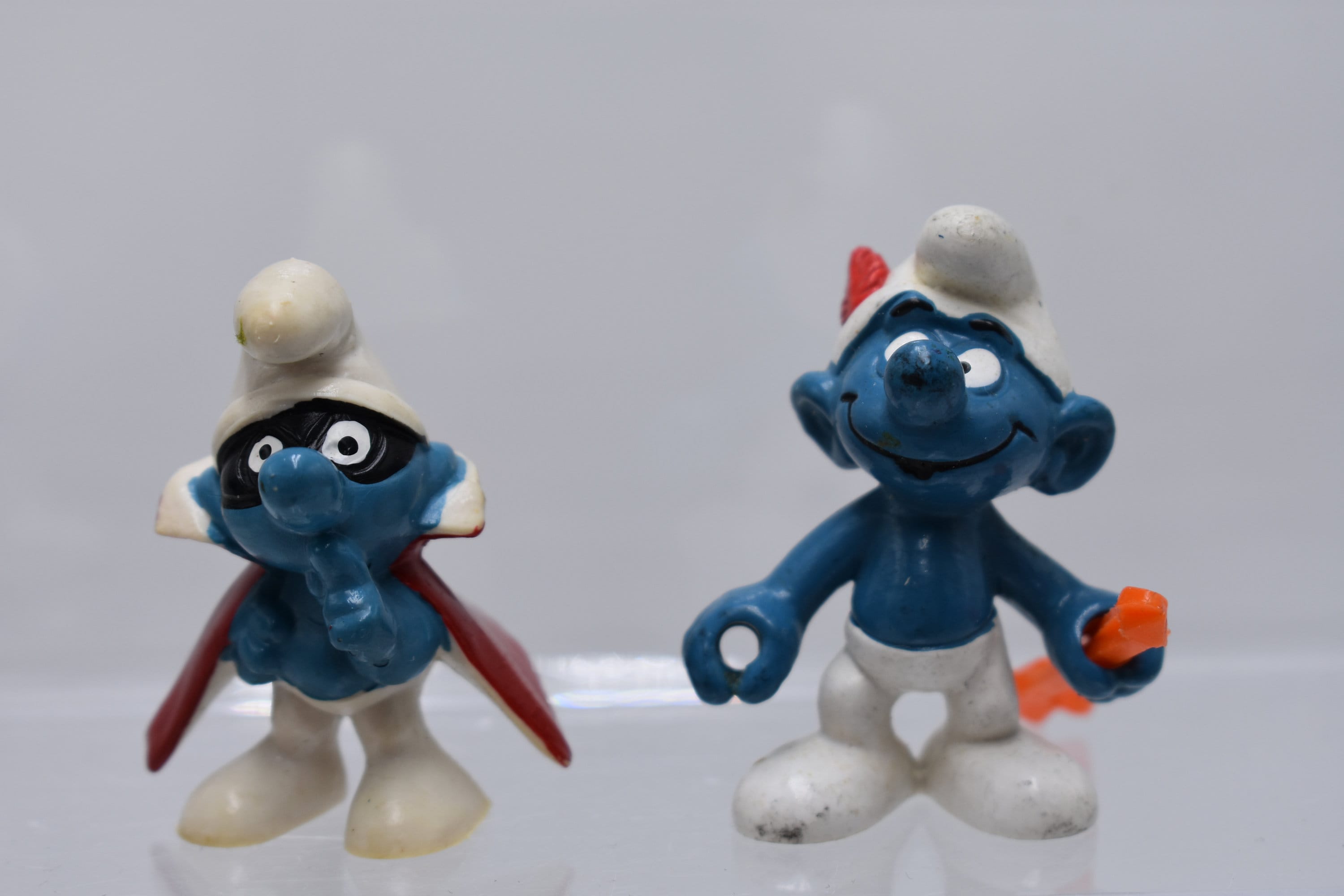 Lot (15) Vintage 60s 70s Original Smurfs Toys Peyo Schleich WBCO