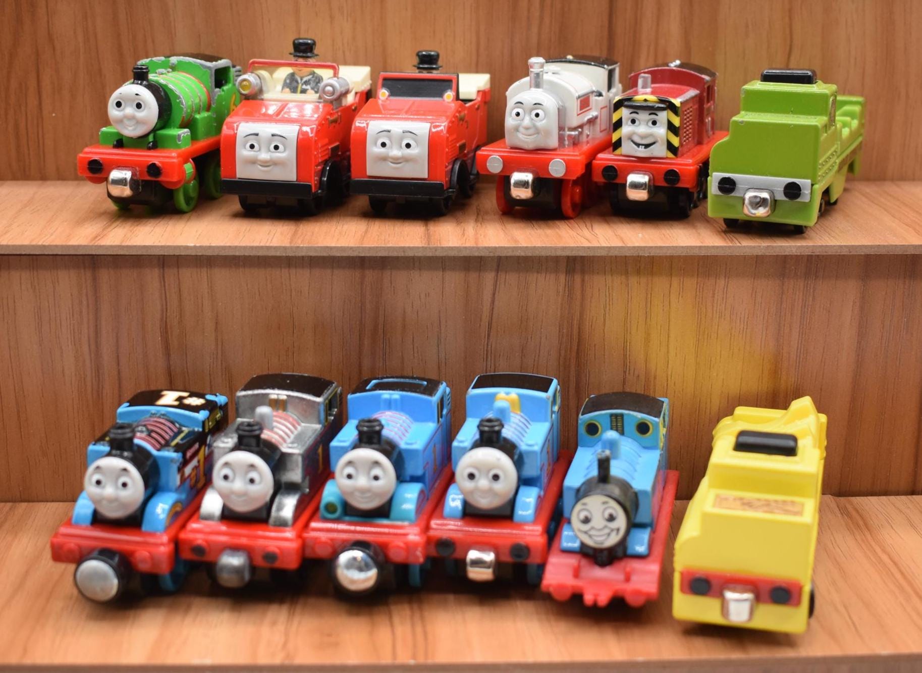 トーマス列車ダイキャスト：スタンリー、パーシー、ソルティ 