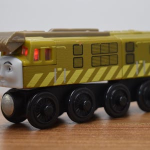 TALKING and Light up Cab DIESEL 10 Thomas & Friends Wooden Railway Engine Train - Rare Hard to Find - Thomas Wooden Trains Collection