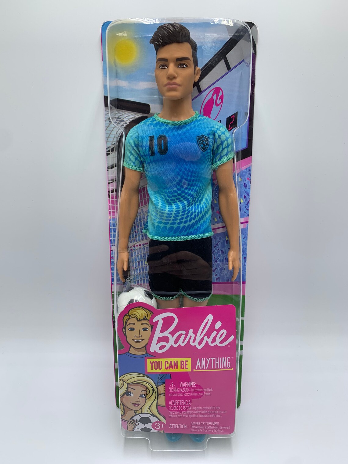 Barbie Ken Soccer Player Doll Brown Hair Mattel | Etsy