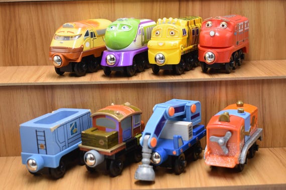 Chuggington Wooden Railway フィギュア 人形 8 Set フィギュア おもちゃ 人形