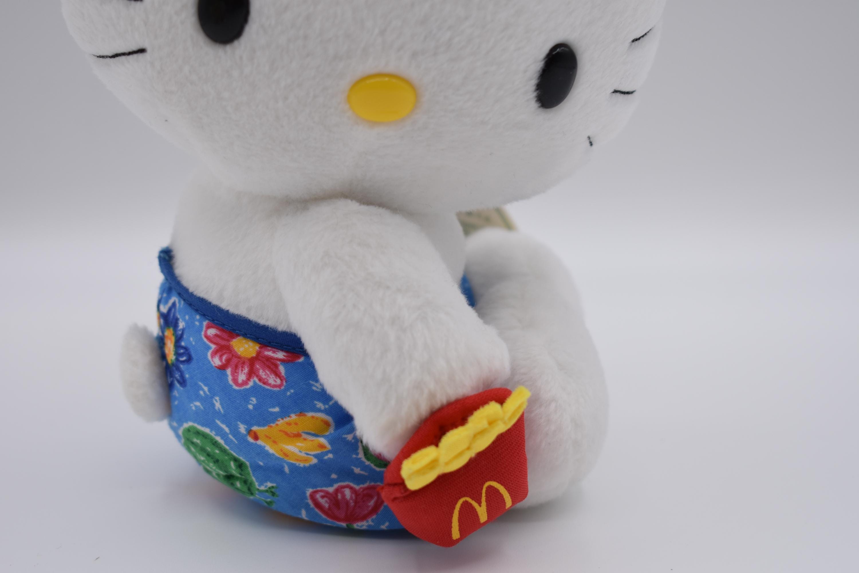 Vintage Hello Kitty Plush 1976 - 2000 Sanrio Co. Japanese Kimono
