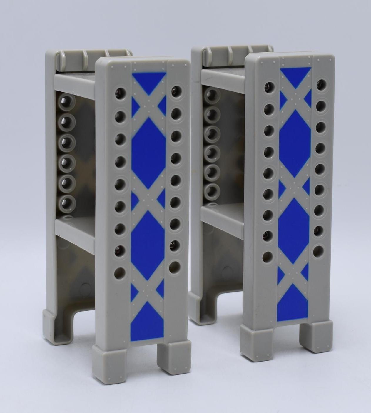 Toddmomy Lot De 15 Supports De Pont Ferroviaire En Plastique - Rehausseurs De Rails Pour Trains Miniatures