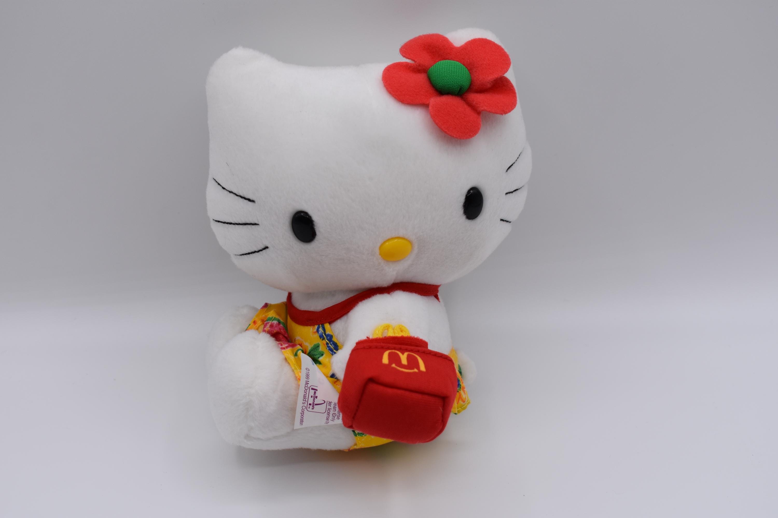 Vintage Hello Kitty Plush 1976 - 2000 Sanrio Co. Japanese Kimono