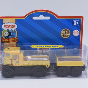Isabella und Isabellas Anhänger mit Sammelkarte Lernkurve Thomas & Friends Holzeisenbahn-Serie - neu versiegelt - Thomas Züge