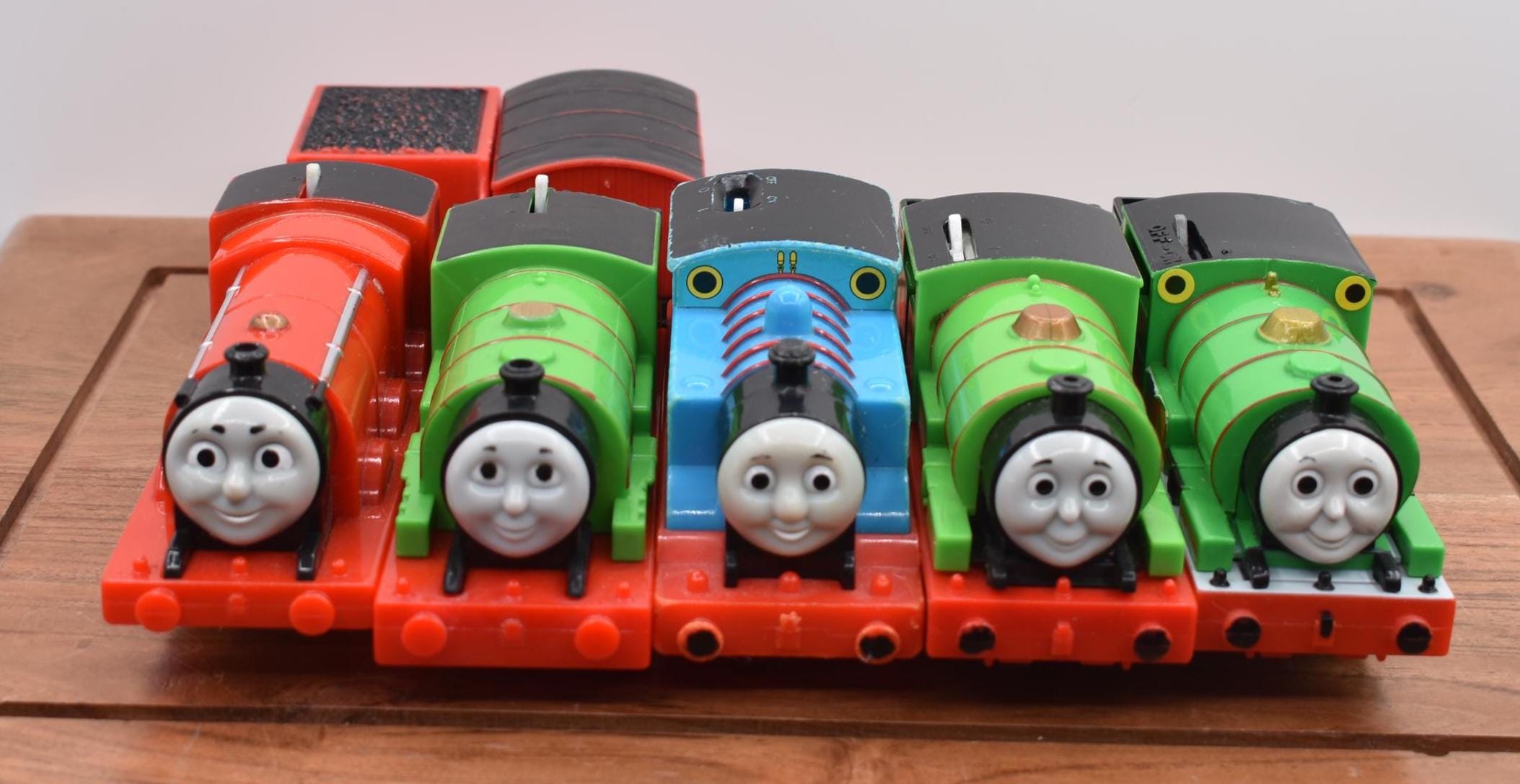 Thomas and Friends Motorized Battery Operated Thomas Percy Red