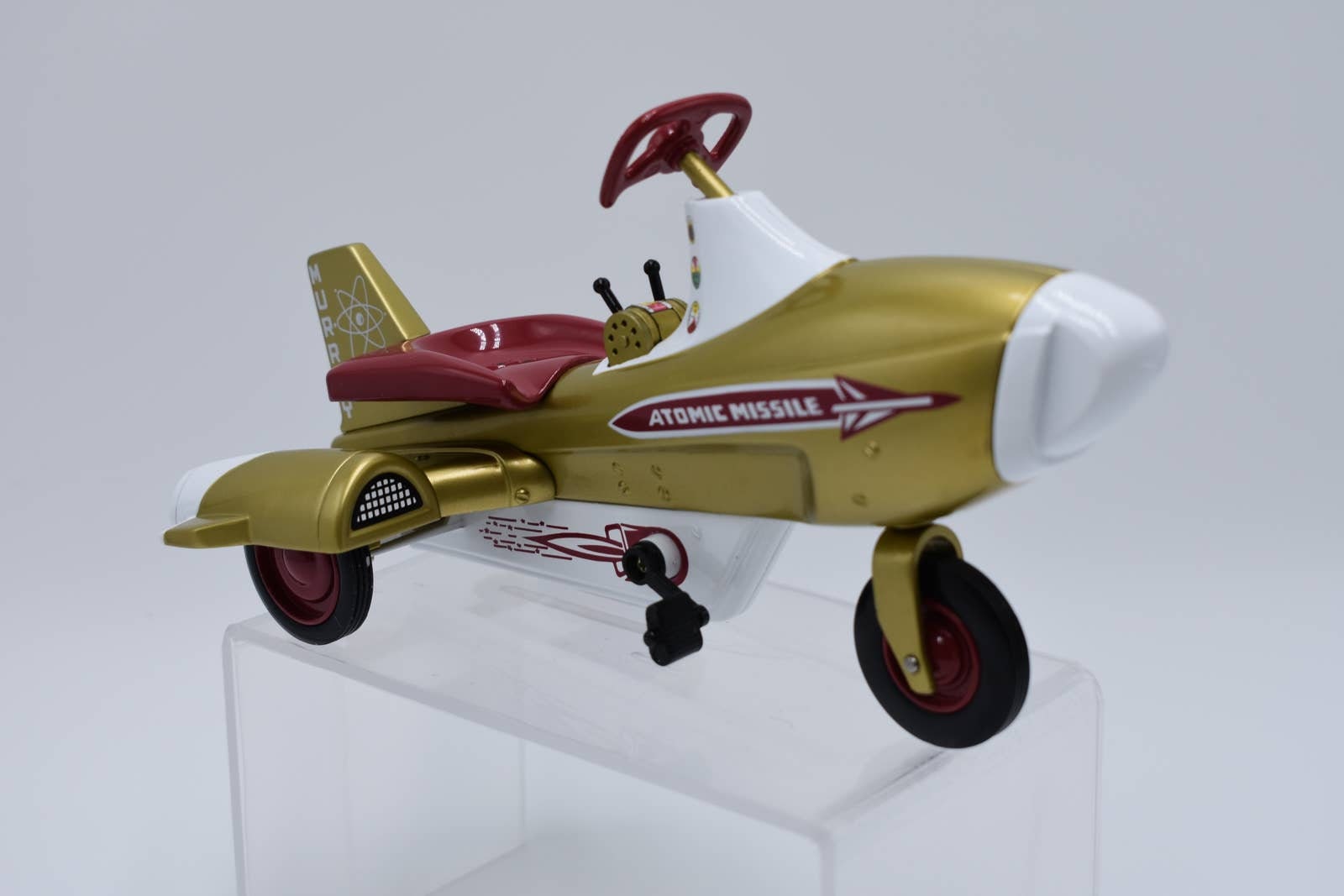 Vintage Diecast Atomic Missile Pedal Airplane Kiddie Car - Etsy India