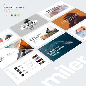 Miler Präsentationsvorlagen Design