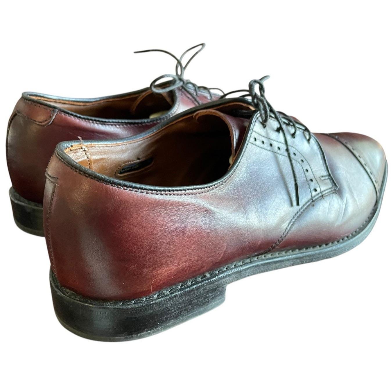 Allen‎ Edmonds Men Clifton Oxford Dress Shoes 9 D Burgundy Leather USA Allen Edmonds Men Clifton Cap Toe Oxford Luxury Dress Shoe  main image 2