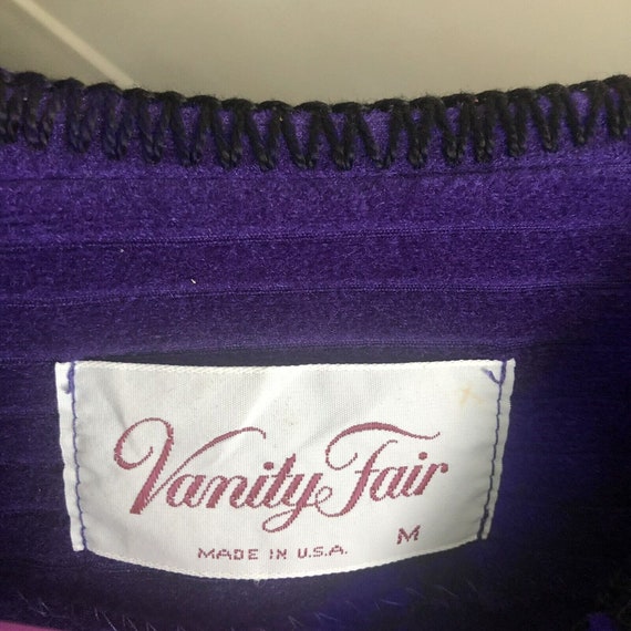 VTG 1950s Purple Vanity Fair Double Breasted Dres… - image 6