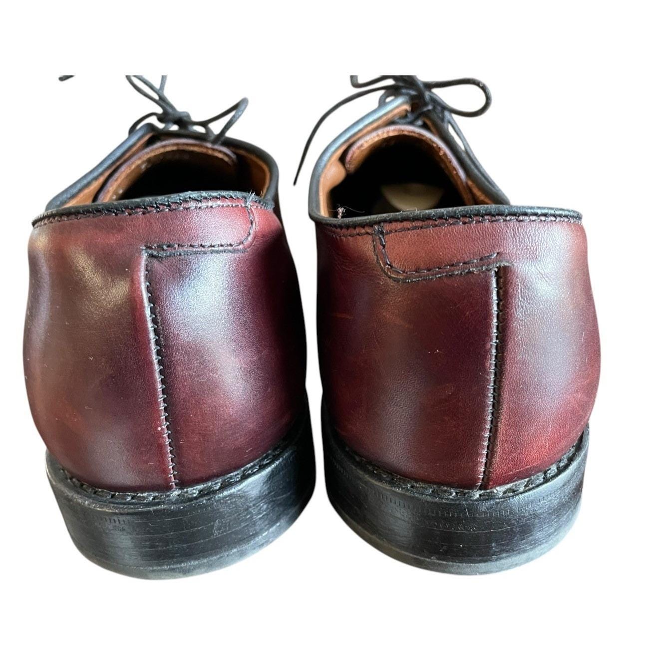 Allen‎ Edmonds Men Clifton Oxford Dress Shoes 9 D Burgundy Leather USA Allen Edmonds Men Clifton Cap Toe Oxford Luxury Dress Shoe  main image 4