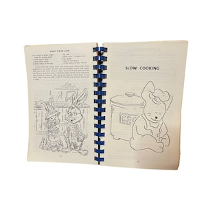 Vtg Domestic RABBIT COOK BOOK American Breeder&#39;s Association Spiral Bound Recipe