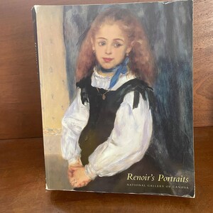 Renoirs Portraits paperback Book perfect bound color prints fine art