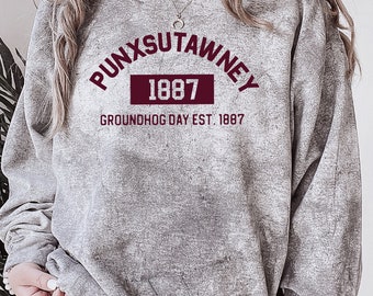 Murmeltier SVG Est 1887 Punxsutawney Design - Digitale Datei für Cricut und Silhouette