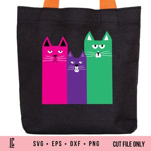 Cat SVG Snarky Cats SVG Funny Cut File for Cricut or Silhouette