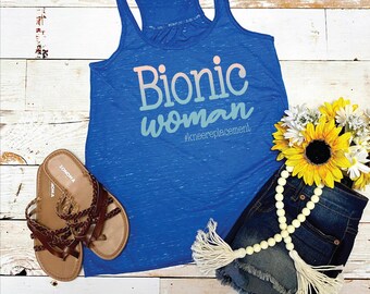 Bionische Frau SVG-Schnittdatei: Knieersatz-Design (Digitale Datei)