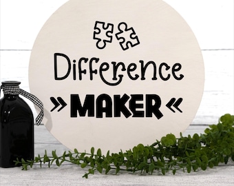 Difference Maker SVG Cut File | Teacher Appreciation Gift (Digital Download)