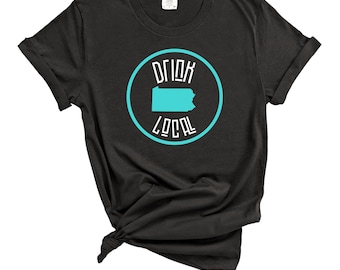 Drink Local PA SVG Pennsylvania eps, png, DXF