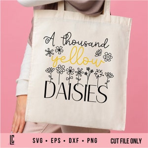 Daisy SVG: Yellow Daisies Cut File for Cricut Silhouette (Digital Download)