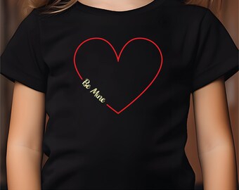 Be Mine Herz SVG-Datei, Valentine Cut-Datei für Cricut und Silhouette