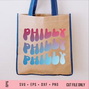 Philly SVG Philadelphia Love SVG Cut File for Cricut or Silhouette Philly Love SVG