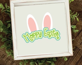 Osterhasenohren SVG-Datei: Cricut & Silhouette Crafts (Digitale Schnittdatei)