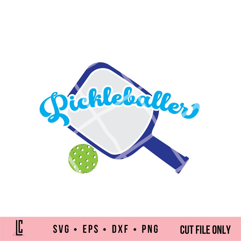 Pickleball SVG Love Pickleball Cut File for Cricut or - Etsy