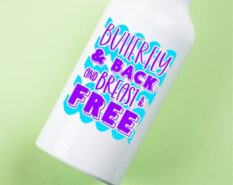 Schwimmen IM SVG - individuelle Medley Swim Team Cut Dateien