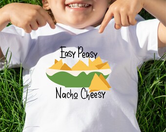 Easy Peasy Nacho Cheesy SVG Lustige Schnittdatei für Cricut und Silhouette