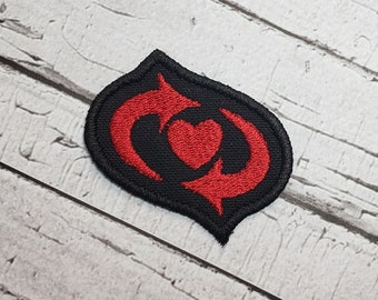 BDSM Switch Iron-on patch. Embroidered  badge for switches