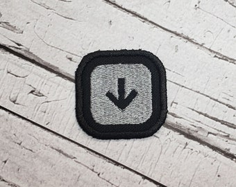 BDSM bottom Iron-on patch. Embroidered  badge. Top-bottom patches