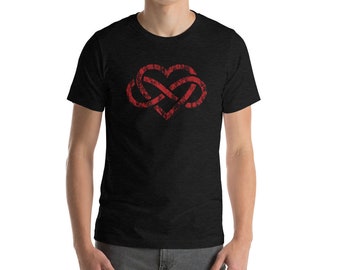 Polyamory Infinity Heart Short-Sleeve Unisex T-Shirt
